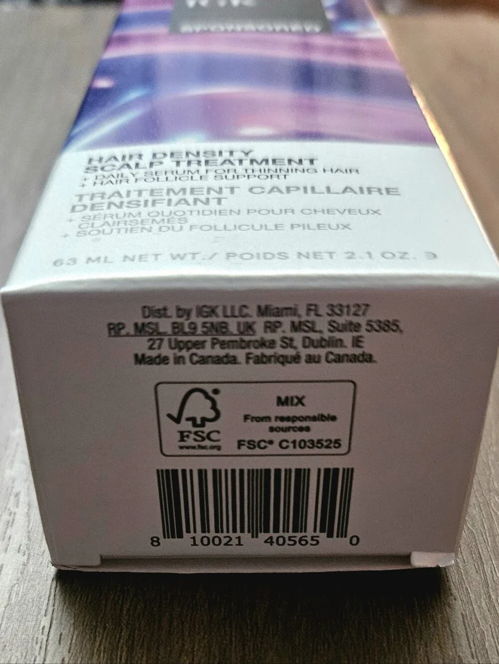 IGK Sponsored Hair Density Serum NEW MSRP $45 2.1oz Hair Growth & Thickness